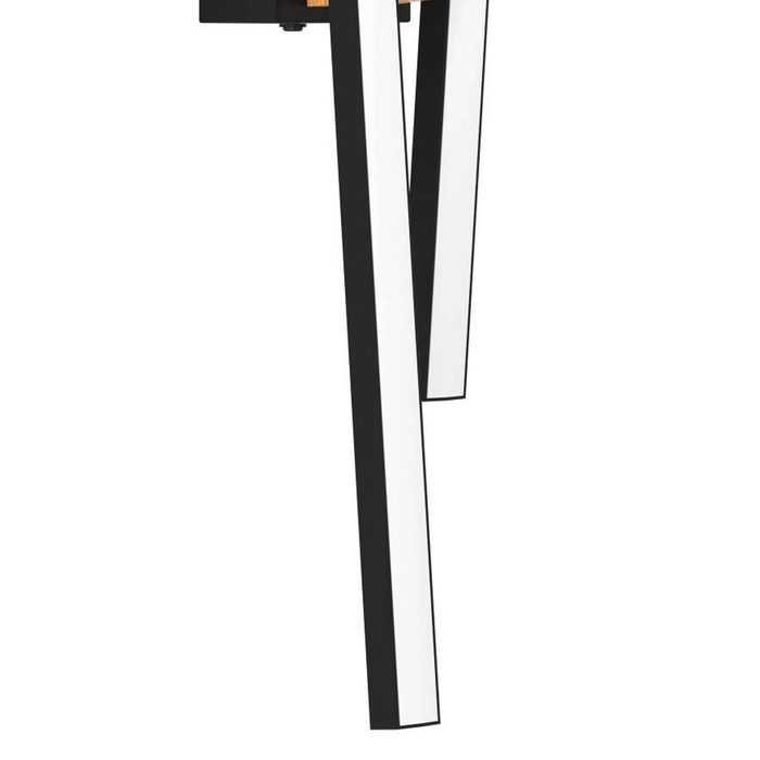 EGLO Panagria Wandlamp - LED - 54 cm - Zwart|Bruin|Wit