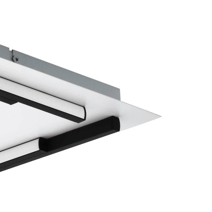 EGLO Zampote Plafondlamp - LED - 38 cm - Wit|Zwart