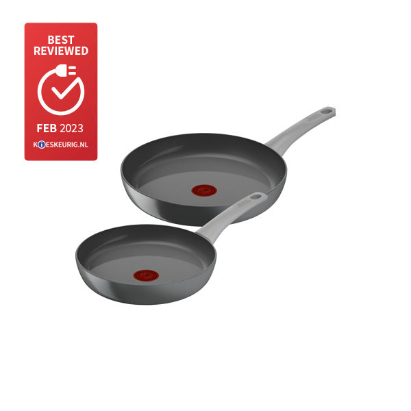 Tefal Renew ON Keramische Koekenpannenset Ø 24 + 28 cm