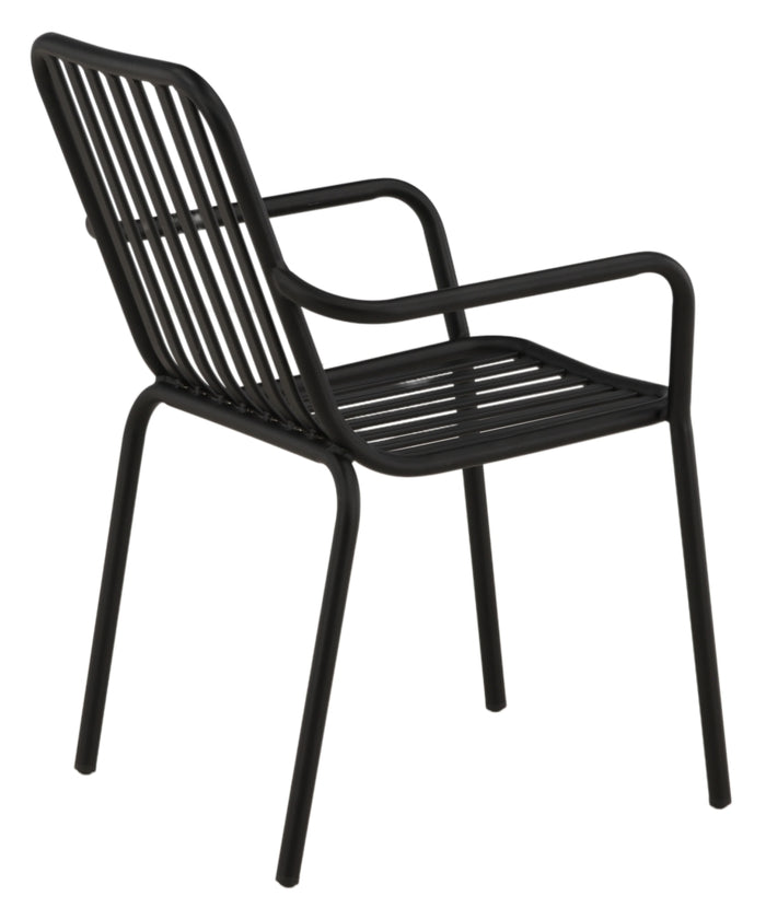 24Designs Riccardo Stoel - Set Van 2 - Zwart Aluminium