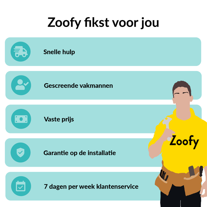 Installatie smart lamp - Door Zoofy in samenwerking met fonQ - 5|4,5!