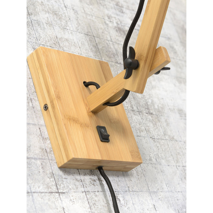 GOOD&MOJO Wandlamp Andes - Bamboe|Groen - 50x32x45cm