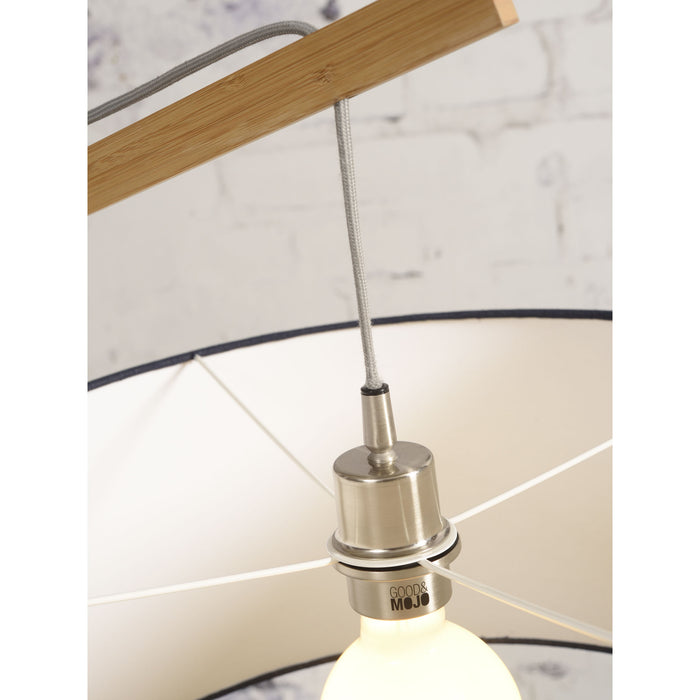 GOOD&MOJO Vloerlamp Montblanc - Bamboe|Naturel - 175x60x207cm
