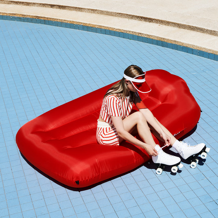 Fatboy Air lounger - Luchtzak - Oplaasbare Zitzak Lamzac L - Rood