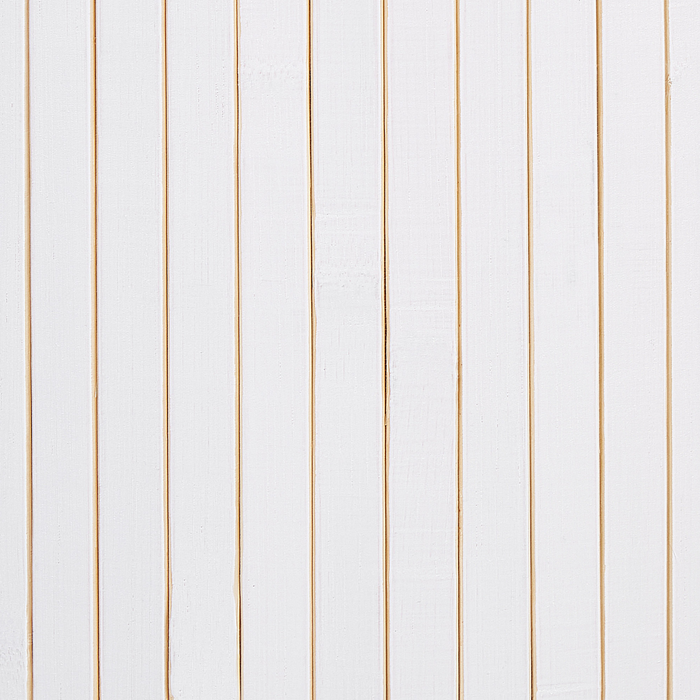 Beliani - SANNAR - Mand - Wit - Bamboehout