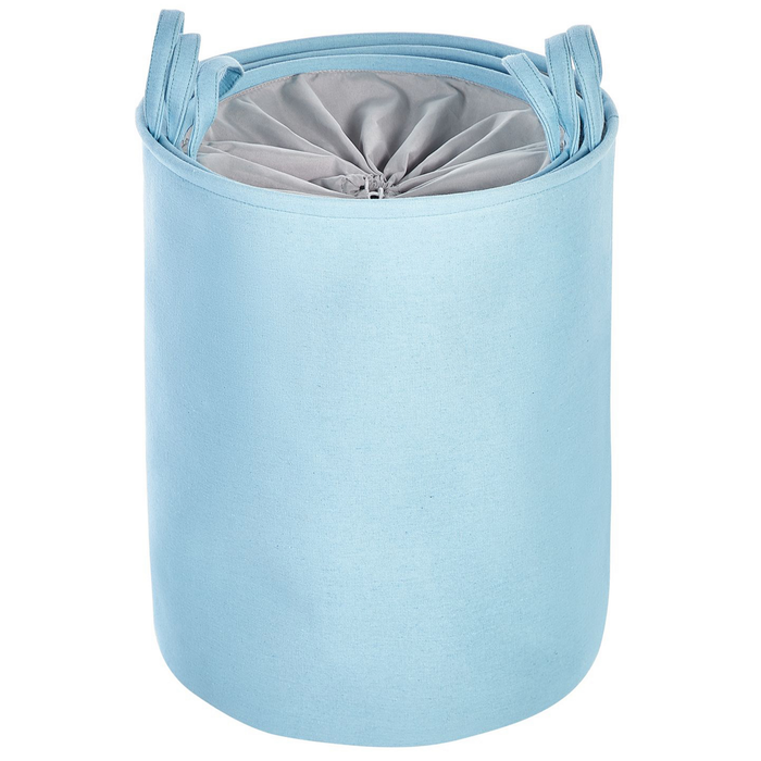 Beliani - ARCHA - Manden set van 3 - Lichtblauw - Polyester