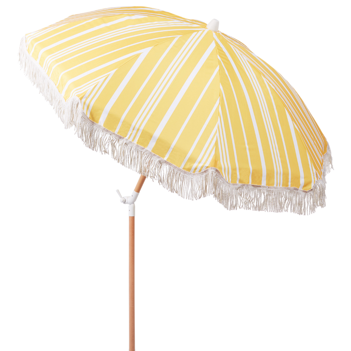 Beliani - MONDELLO - Parasol - Geel - Polyester