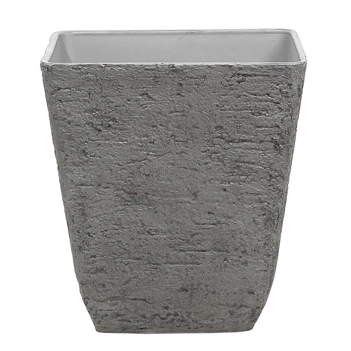 Beliani - DELOS - Bloempot set van 2 - Grijs - 49 cm - Stenenmix