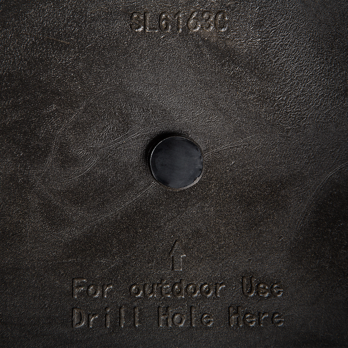 Beliani - DELOS - Bloempot set van 2 - Grijs - 49 cm - Stenenmix