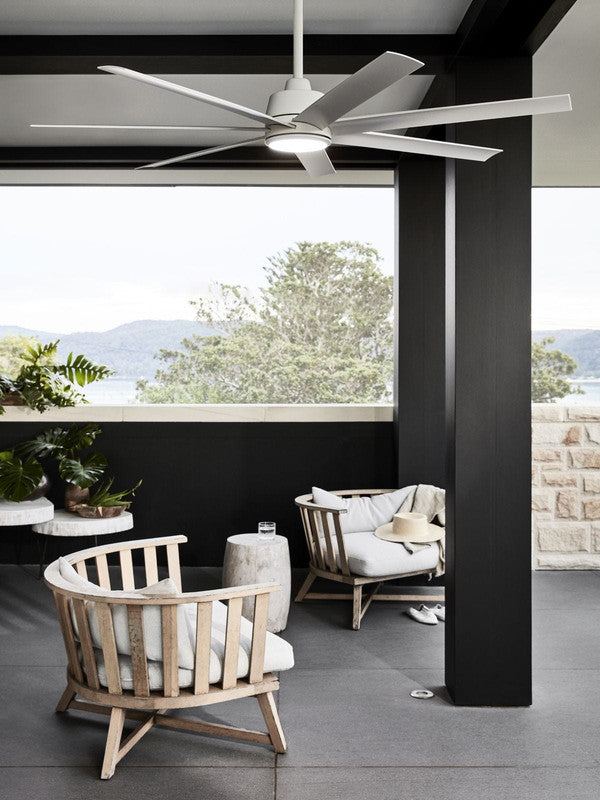 Lucci Air Plafondventilator Airfusion Atlanta Wit 12W Led Ø 142cm