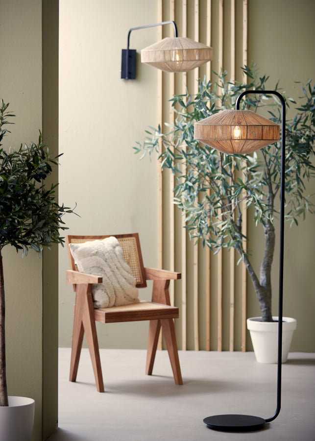 Light & Living - Wandlamp LYRA - Ø43x115cm - Bruin
