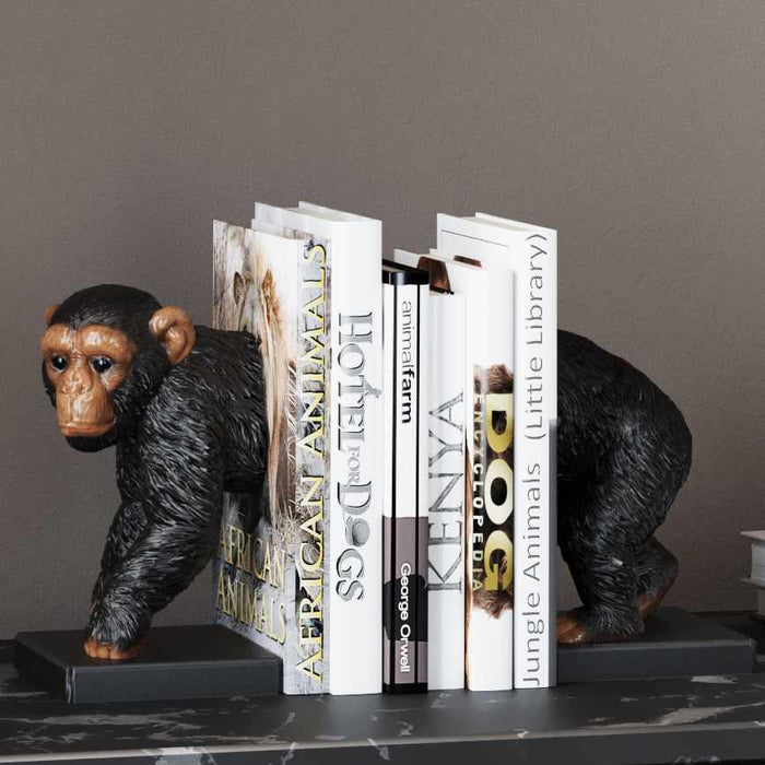 Kare Design Boekensteun Chimp (Set van 2)