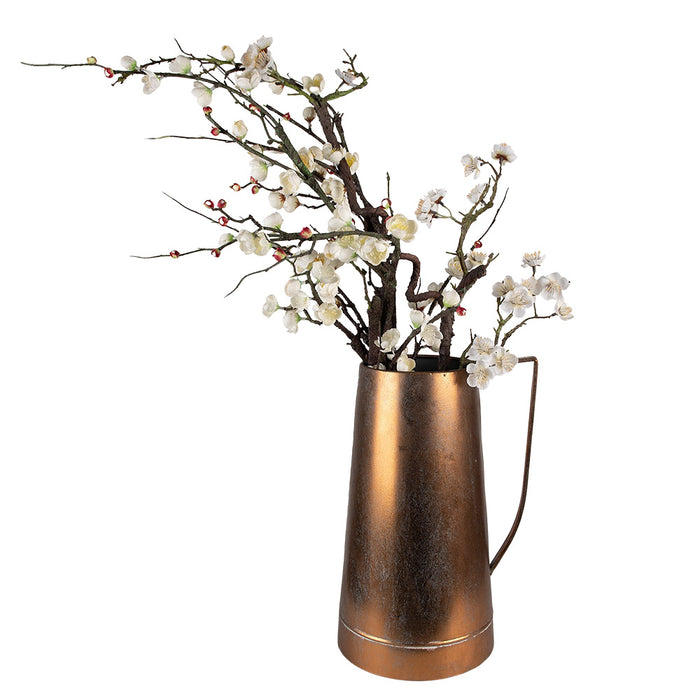 Clayre & Eef Decoratie Kan 24x20x36 cm Koperkleurig Metaal