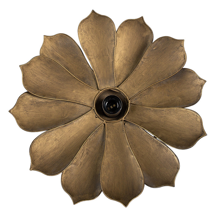 Clayre & Eef Hanglamp 41x41x16|124 cm Koperkleurig Ijzer Hanglamp