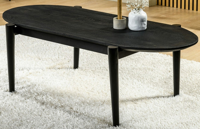 Lions Design Lind Ovale Salontafel Mango Zwart