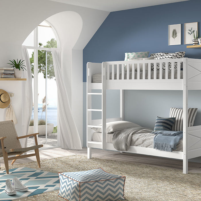 Vipack Scott Stapelbed met Lade Set Wit