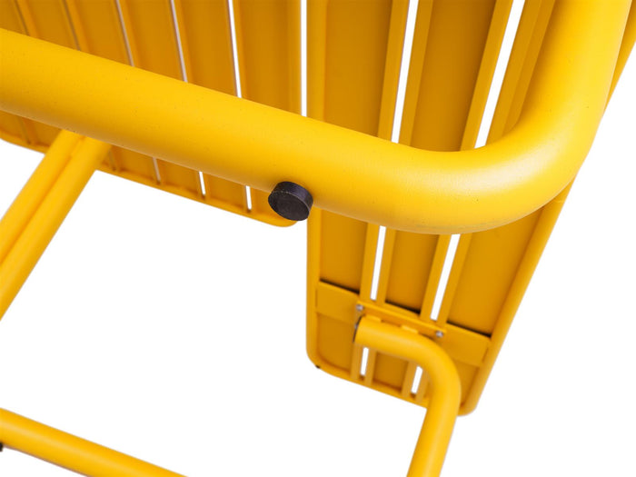 Metalen picknicktafel Max okergeel