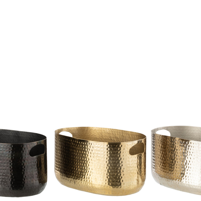 J-Line ijsemmer champagne Motief - aluminium - zwart