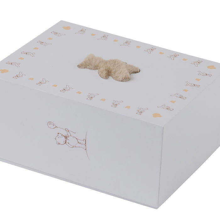 J-Line tapijt Beer - vloerkleed - polyester - beige