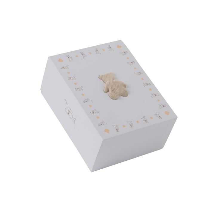 J-Line tapijt Beer - vloerkleed - polyester - beige