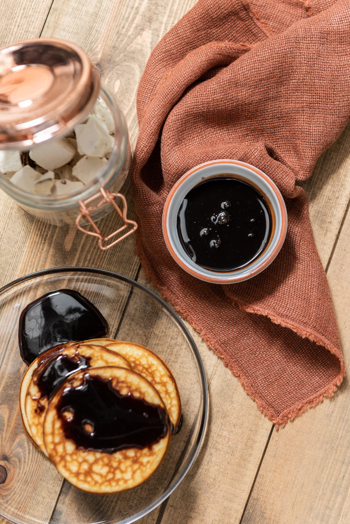 J-Line stolp 'Bon Appetit' Rond - glas - transparant|koper