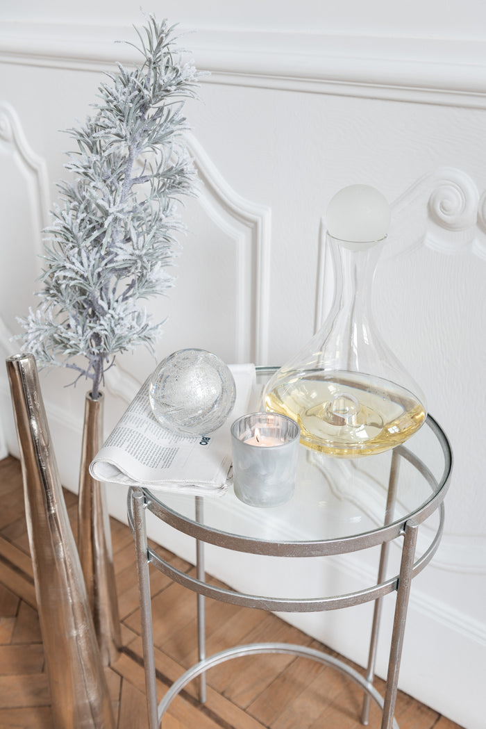 J-Line karaf + stop Modern Gebogen - decanteerkaraf - glas - transparant