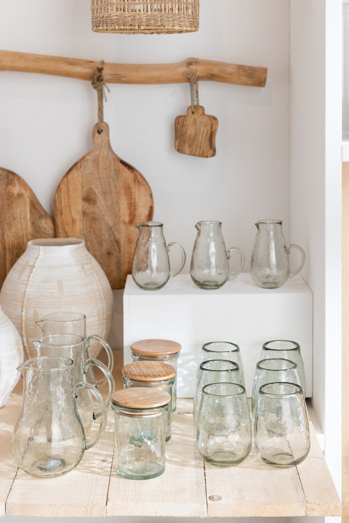 J-Line karaf - glas - transparant - small