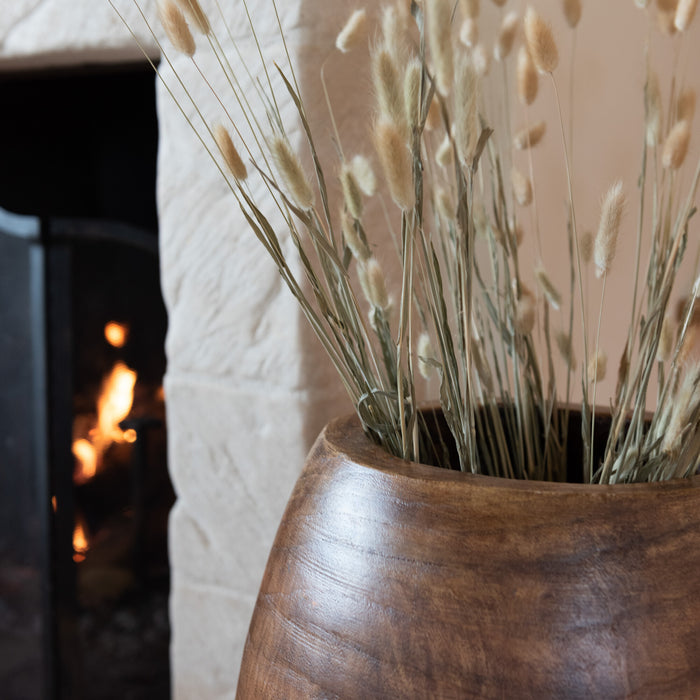 J-Line droogbloemen Hazenstaart - droog bundel pluim - naturel