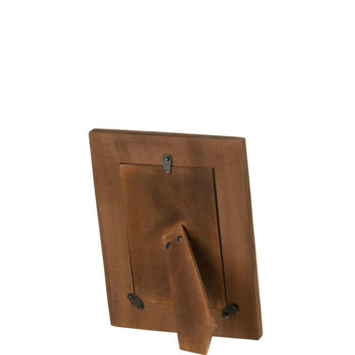 J-Line fotolijst Rechthoek - hout - bruin - small