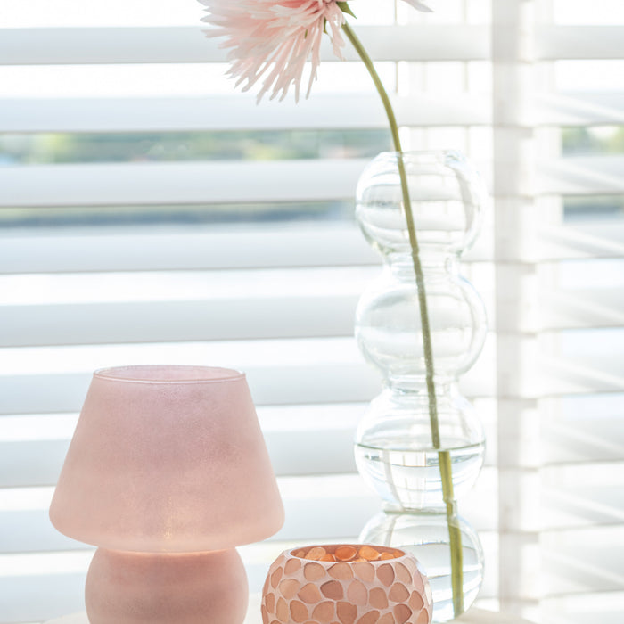 J-Line vaas Bollen - glas - transparant - large