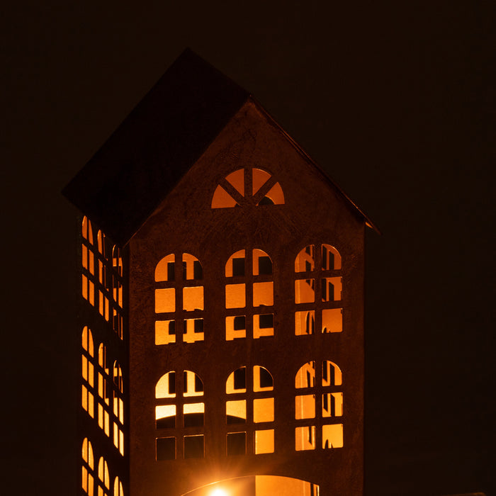 J-Line Kaarshouder Huis Kappa Ijzer Goud