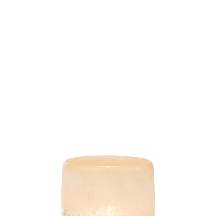 J-Line Windlicht Glas Beige Large