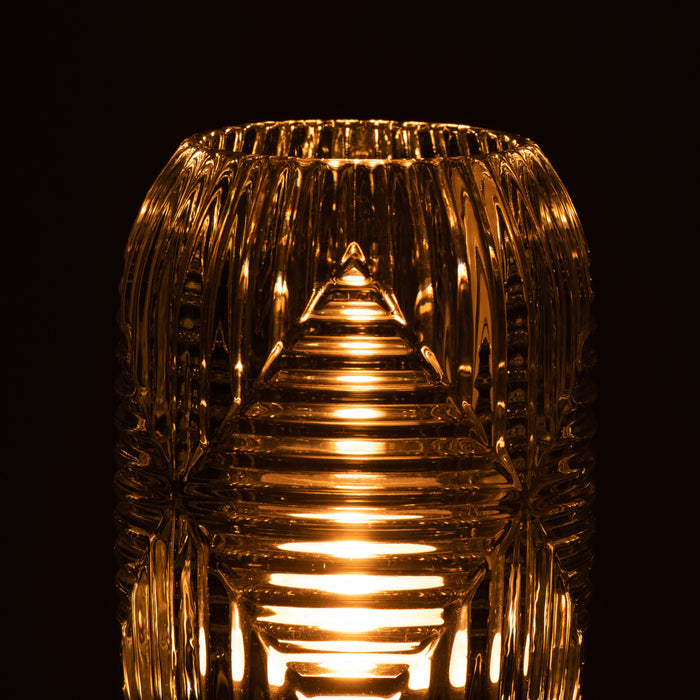 J-Line T-Lichthouder Hoog Lijnen Glas Klaar