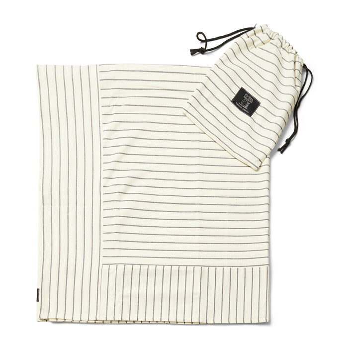 Riviera Maison Tafelkleed Katoen, Tafellakens - Striped - Zwart |Wit