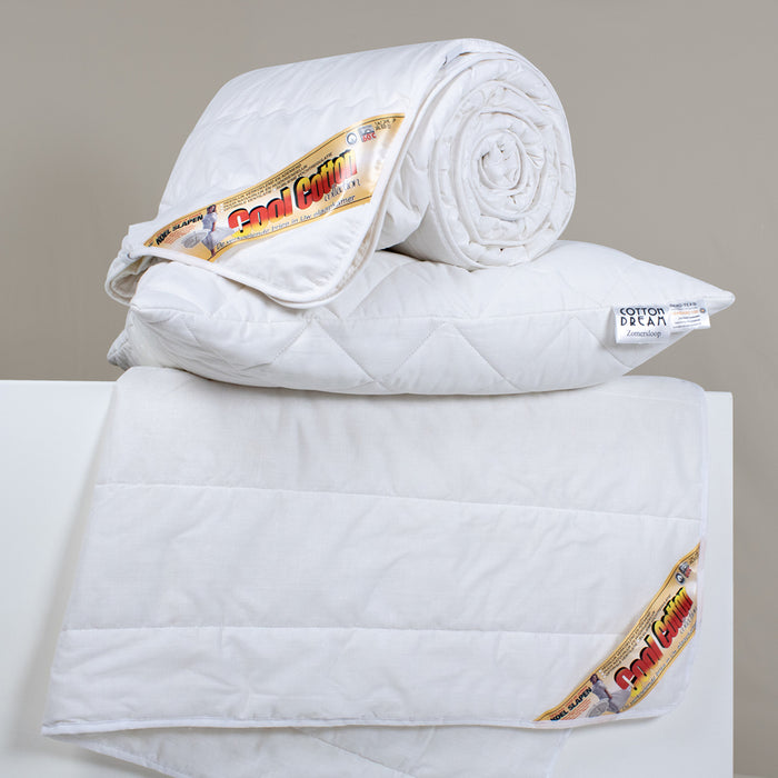 Cool Cotton beschermtopper 100% katoen koele Matrasoplegger 90x220cm