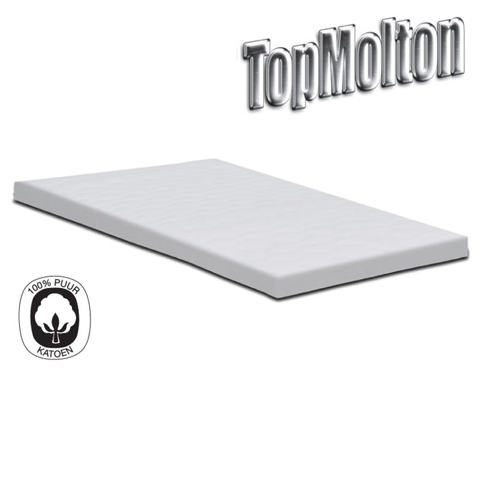 Superieur katoenen toppermatras bescherming Molton 160x200cm