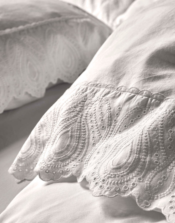 Essenza Maen Dekbedovertrek 200 x 220 cm - Wit