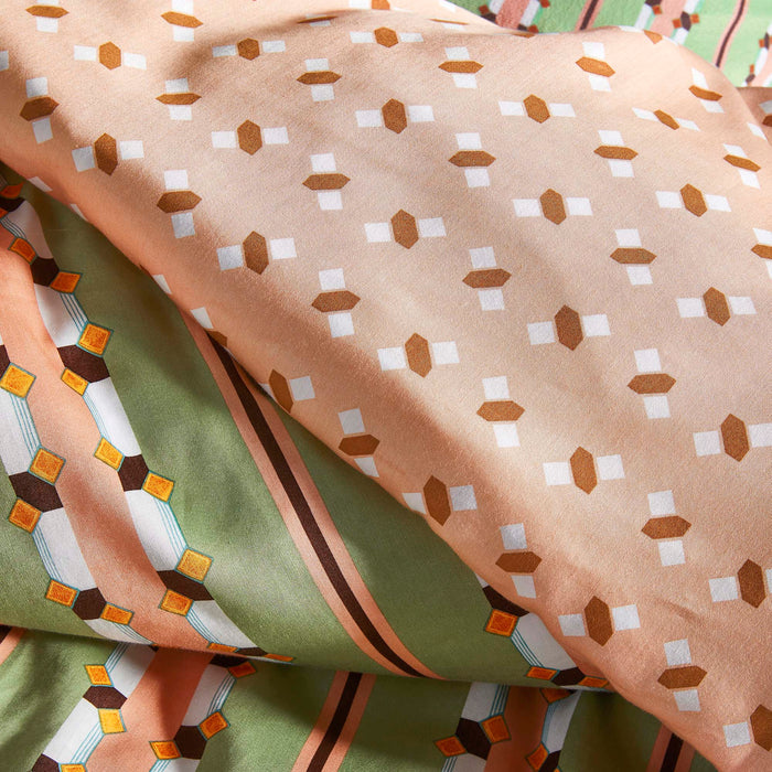 Essenza Iva Dekbedovertrek 140 x 220 cm - Jade Green