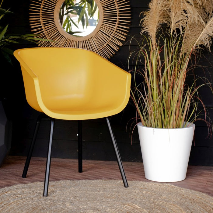 Hartman Amalia Rondo Tuinstoel - Set Van 2 - Curry Yellow