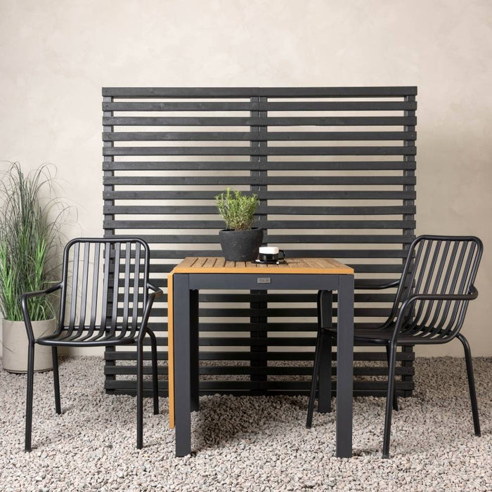 24Designs Riccardo Stoel - Set Van 2 - Zwart Aluminium