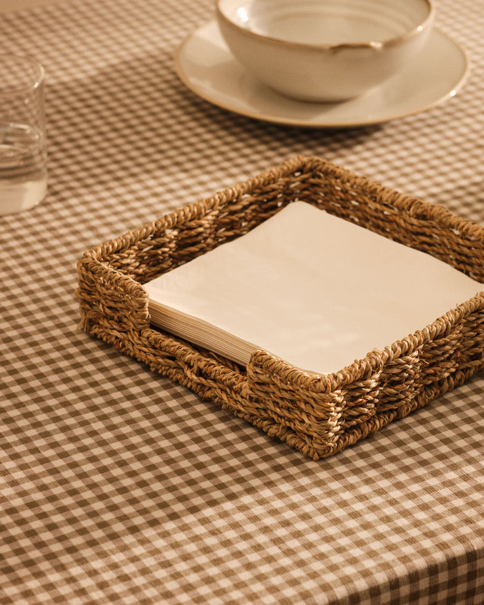 Kave Home - Servettenhouder Tossa van natuurlijke vezels