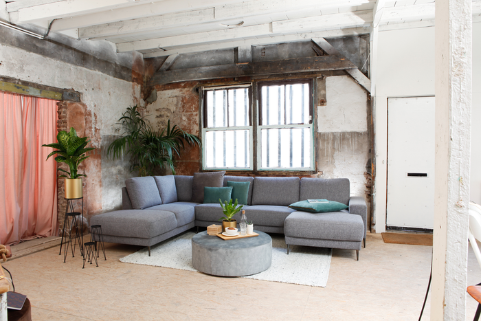 Rebellenclub Hoekbank Malmö - 2,5-zits + Chaise Longue - Unit Dark