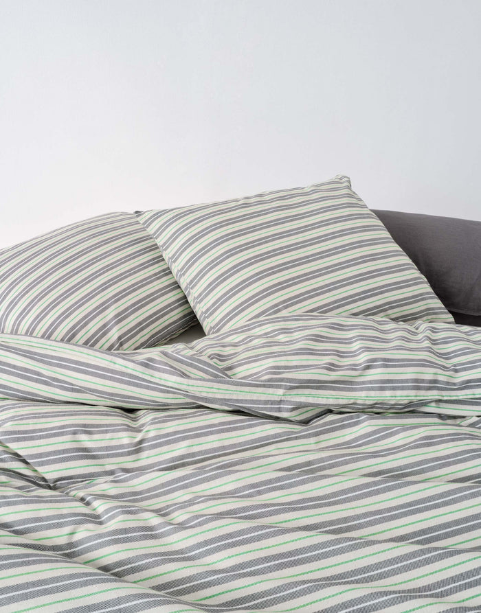 Marc O'Polo Faas Dekbedovertrek Vivid Green 140 x 220 cm