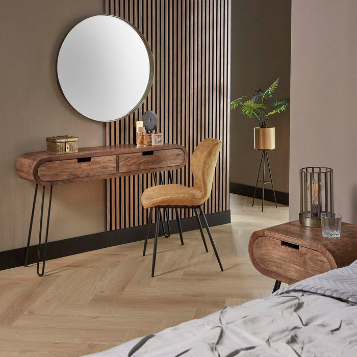 by fonQ Bruce Sidetable met 2 Lades - Mangohout