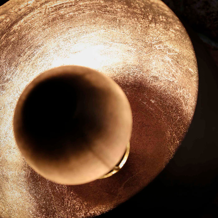 by fonQ Babet Tafellamp Ø 28 cm - Zwart Nikkel