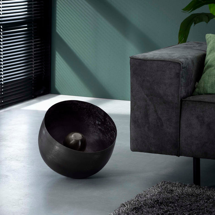 by fonQ Babet Tafellamp Ø 36 cm - Zwart Nikkel