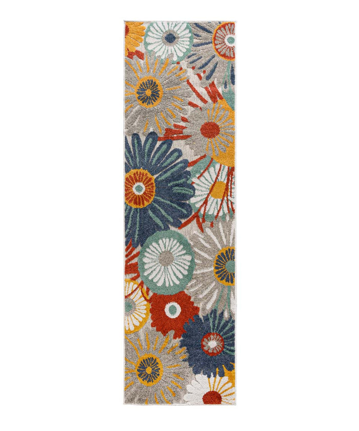 Boho&me Balkonkleed bloemen - Verano multi - 66x230 cm