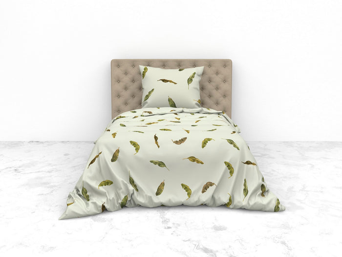 Heckett Lane Dekbedovertrek Bamboe Katoen Satijn Livia - green