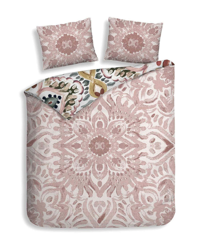 Heckett Lane Dekbedovertrek Katoen Satijn Dobby Thelma - multi