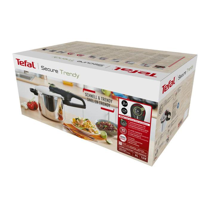 Tefal Secure 5 Trendy Snelkookpan 4 L - excl. Stoommand